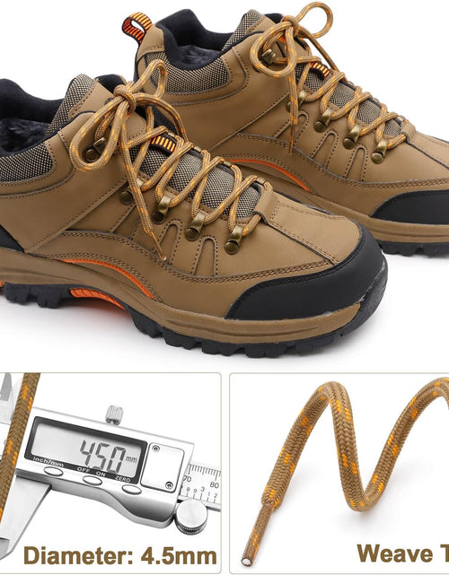 Load image into Gallery viewer, 2 Pair Work Boot Laces Outdoor Mountaineering Hiking Walking Shoelaces
