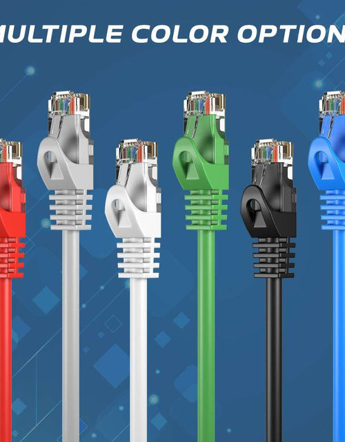 Load image into Gallery viewer, 100Ft Black Cat5E Ethernet Network Patch Cable Internet Wire for Modem, Router, Pc, TV, Consoles
