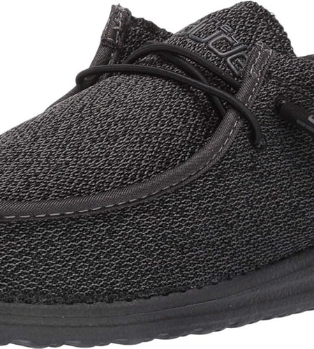 Hey Dude Men'S Wally Sox Onyx Multiple Colors | Men’S Shoes | Men'S Lace up Loafers | Comfortable & Light-Weight