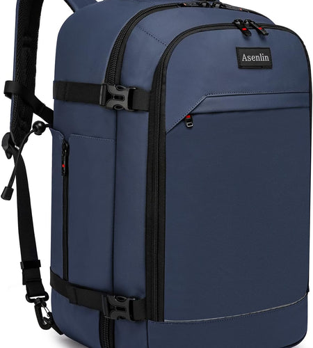 18 Inch Travel Laptop Backpack for Women Men，Business Travel Backpack Fit Flight Approved Water Resistant Computer Backpack Suitcase Backpack Black