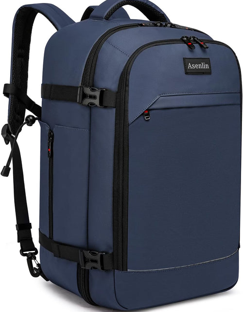 Load image into Gallery viewer, 18 Inch Travel Laptop Backpack for Women Men，Business Travel Backpack Fit Flight Approved Water Resistant Computer Backpack Suitcase Backpack Black
