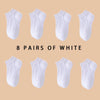 White 8 Pairs
